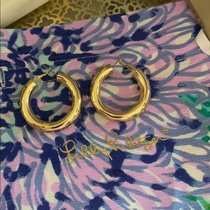 Lilly Pulitzer Hoop Earrings
